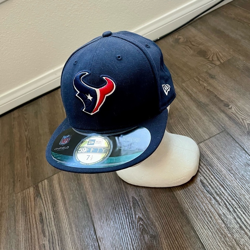 New Era Dark Blue Cap with Red and White Logo